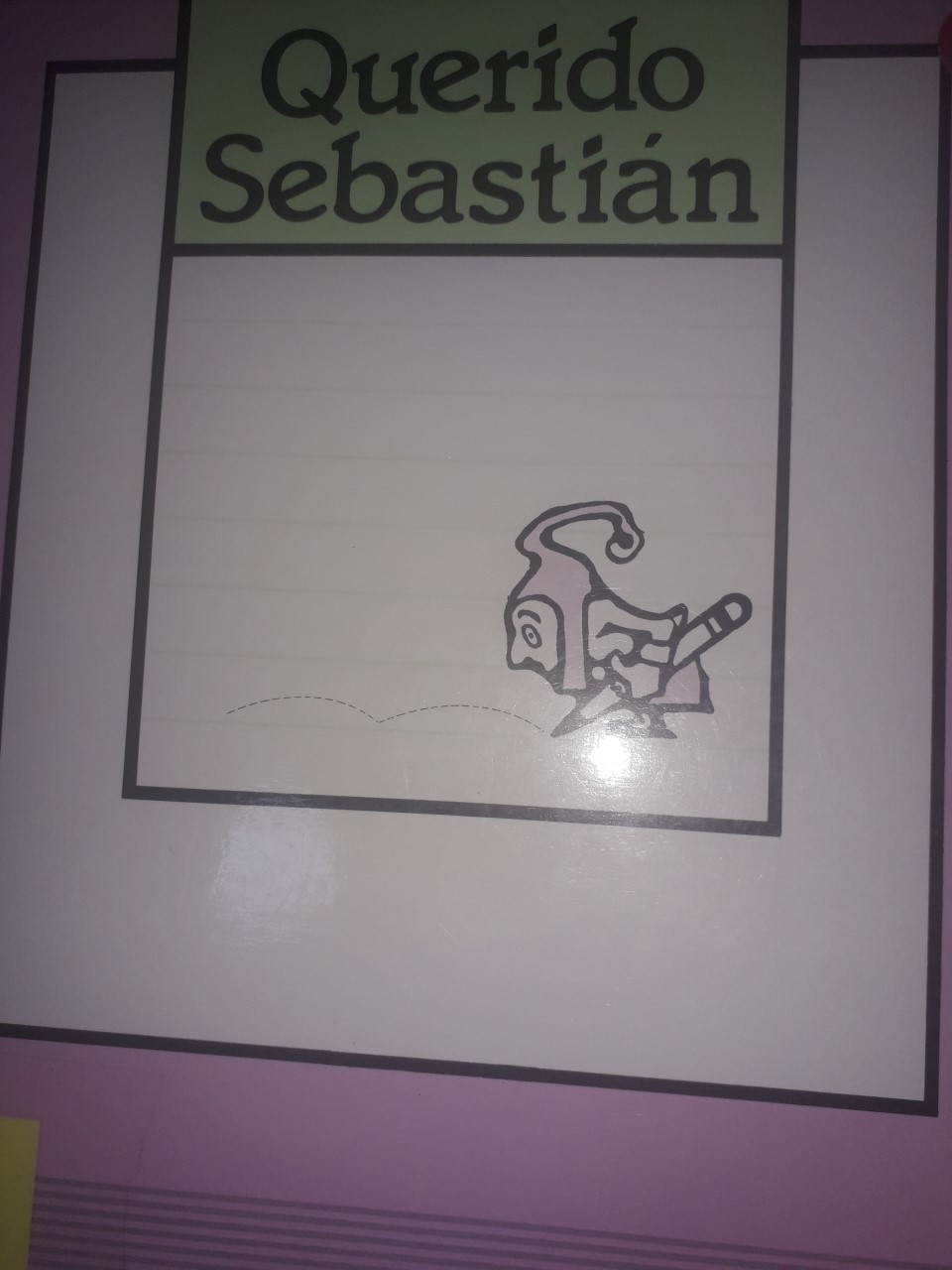 Querido Sebastian